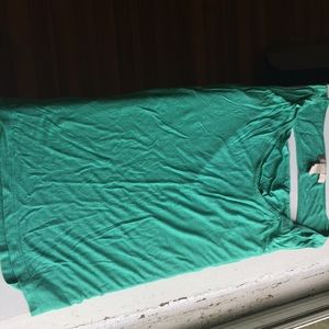 Green tank top